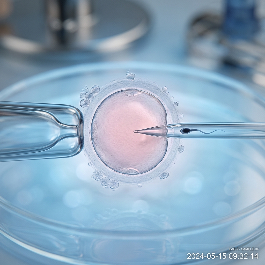 IVF Treatment Laboratory Cell Injection